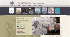 Desktop Screenshot of francisceramics.com